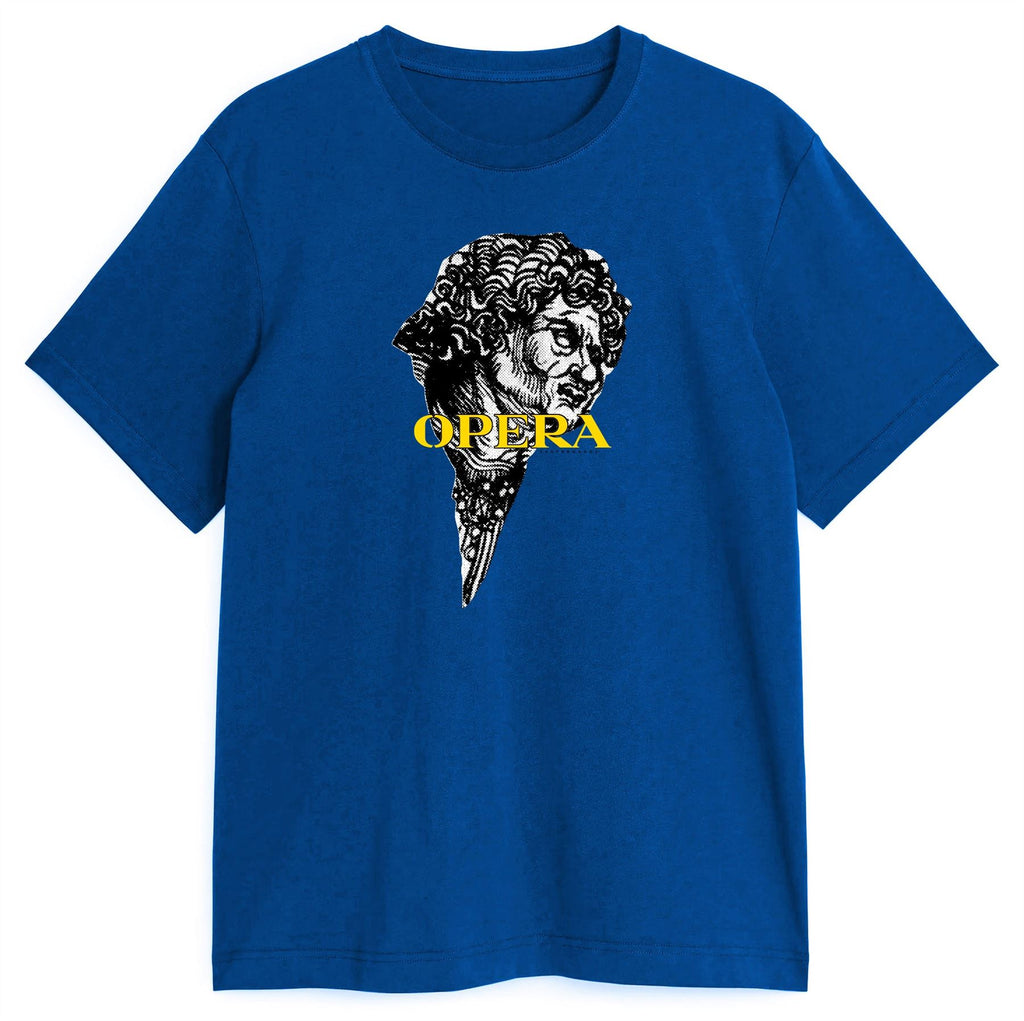 Opera Torn S/S Tee Royal Blue