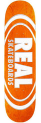 Real Team Oval Pearl Patterns Skateboard Deck - 8.06" - Skatewarehouse.co.uk