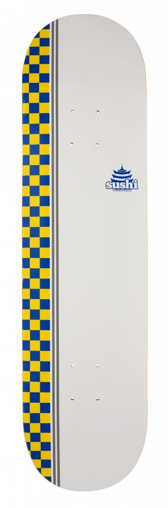 Sushi Checker Logo Skateboard Deck - 8.125"
