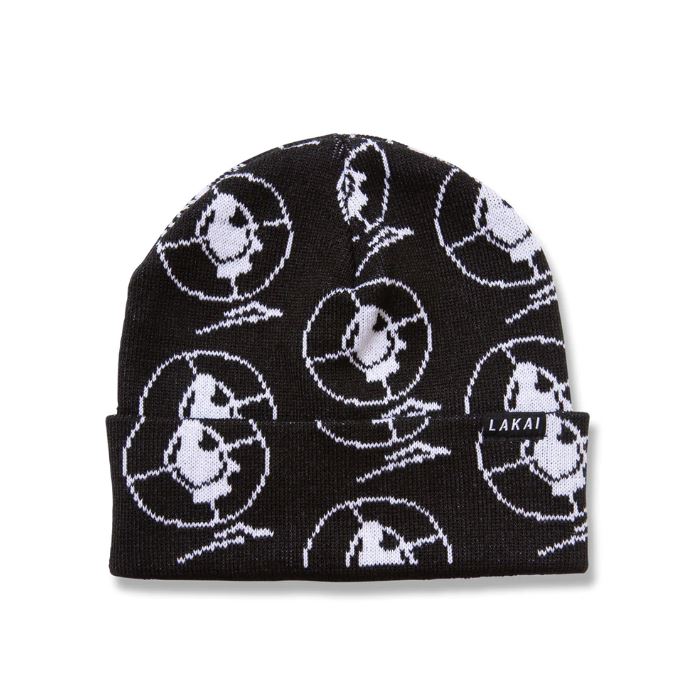 Lakai x Public Enemy Sniper Logo Beanie Black