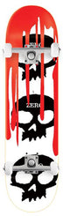 Zero Skateboard Skull Blood White Black Red x Venom Custom Complete Skateboard - 8.375"