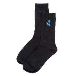 Santa Cruz Socks Screaming Mini Hand Sock - Black