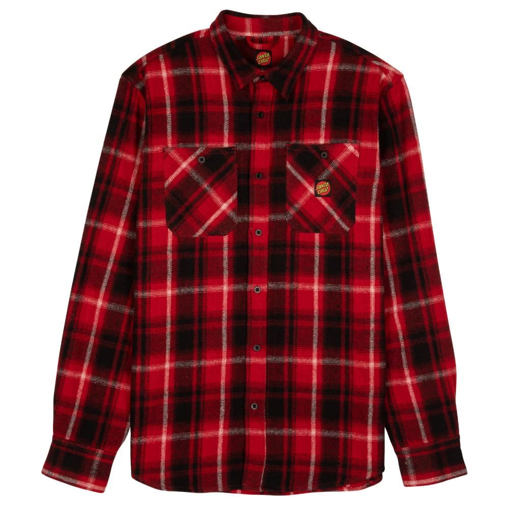 Santa Cruz Shirt Apex Shirt - Red Check