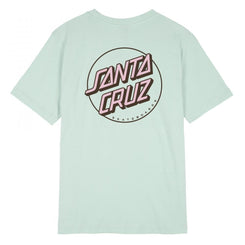 Santa Cruz Womens T-Shirt Partial Dot - Fresh Mint