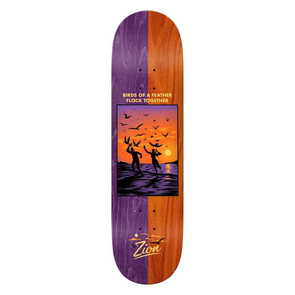 Real s Zion Bright Side Skateboard Deck - 8.5" - Skatewarehouse.co.uk