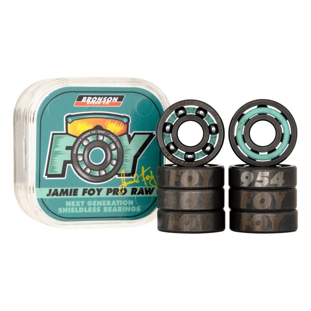 Bronson Speed Co. Skateboard Bearings Jamie Foy Pro Skateboard Bearings Raw