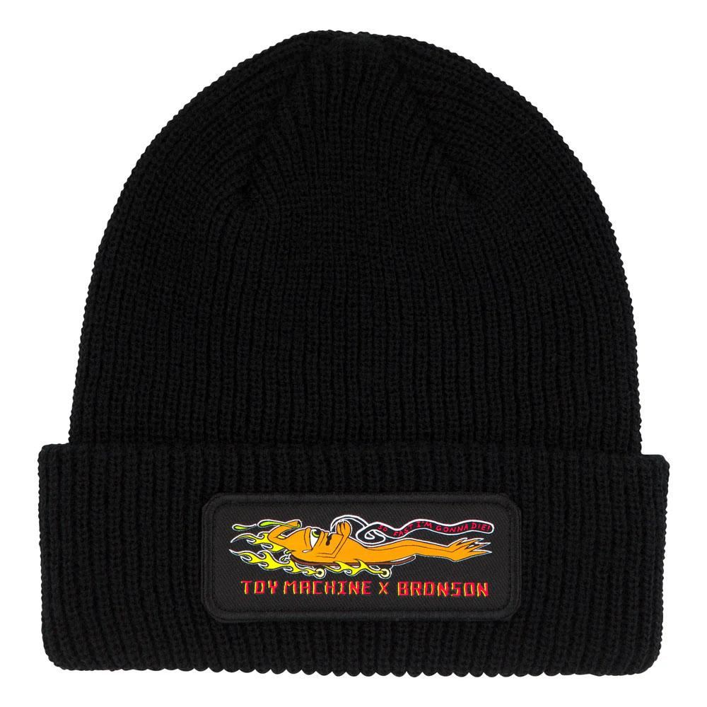 Bronson Speed Co Beanie Bronson x Toy Machine Black - O/S