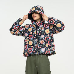 Santa Cruz Womens Jacket Free Spirit Repeat Quilted Jkt - All Over Print