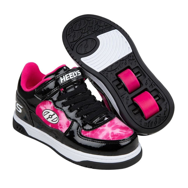 Heelys X2 Reserve Low X2 Black Pink White PU Skatewarehouse