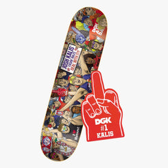 DGK Deal With It Kalis Skateboard Deck - 8.25"