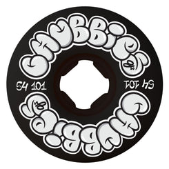 OJ Elite Skateboard Wheels Team Throw Ups Chubbies 101a - Black