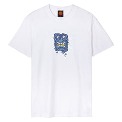 Santa Cruz T-Shirt Roskopp Destruct Face Front - White