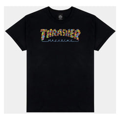 Thrasher T-Shirt Smile By Spanky - Black