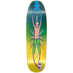 New Deal Vallely Alien HT Skateboard Deck Neon 9.18"