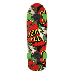 Santa Cruzer Complete Beware Dot Shaped - 9.7" x 31.7" - Skatewarehouse.co.uk