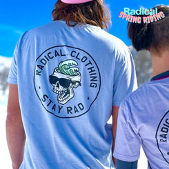 Radical. Stay Rad T-shirt, Unisex - Light Blue