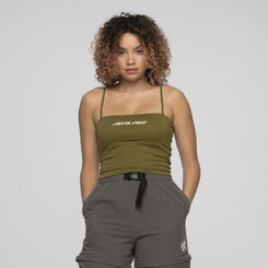 Santa Cruz Womens Vest Strip Vest - Moss