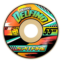 Spitfire Skateboard Wheels F497 Pedro Turbo Radial - Multi