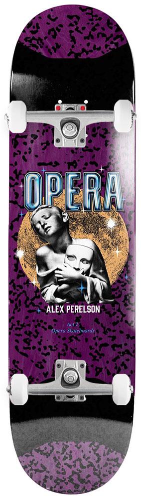 Opera Alex Perelson Grasp II EX7 Pop Slick Purple x Venom Custom Complete Skateboard - 8.38"