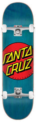 Santa Cruz Classic Dot Blue Custom Complete Skateboard - 8.5" - Skatewarehouse.co.uk