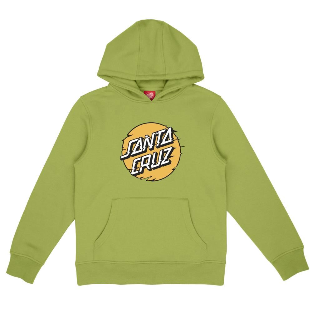 Santa Cruz Youth Hood Youth Vivid Other Dot Front - Apple