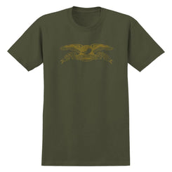 Antihero T-Shirt Basic Eagle - Military Green / Bronze