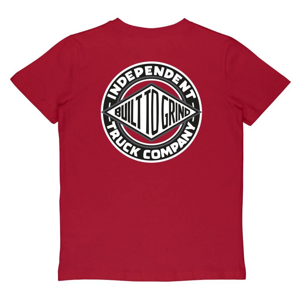 Independent Youth T-Shirt Youth BTG Summit - Cardinal Red - Skatewarehouse.co.uk