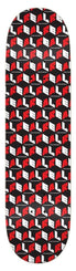 Real PP City Blocks Black/ Red Skateboard Deck - 8.06" - Skatewarehouse.co.uk