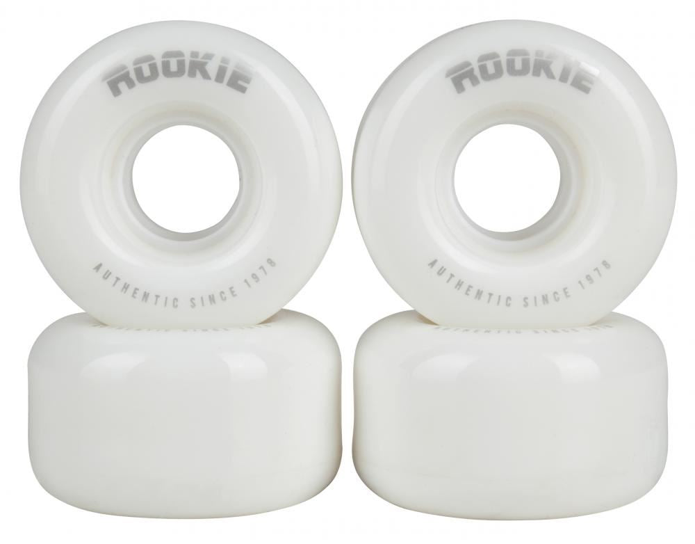 Rookie Quad Wheels Disco (4 Pack) - White - Skatewarehouse.co.uk