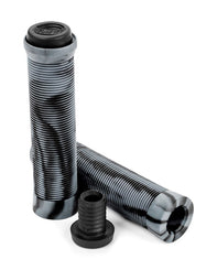 Slamm Scooter Pro Swirl Bar Grips - Grey - Skatewarehouse.co.uk