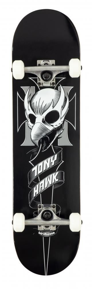 Birdhouse Stage 1 Crest Black Complete Skateboard - 8.0" - Skatewarehouse.co.uk