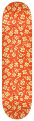 Krooked PP Flowers Orange Skateboard Deck - 8.06" - Skatewarehouse.co.uk